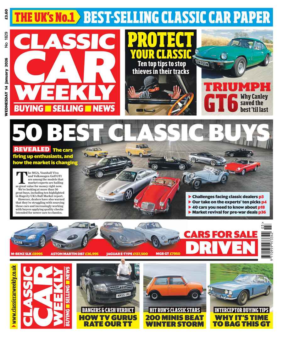 Classic Car Weekly issue 13 January 2026
