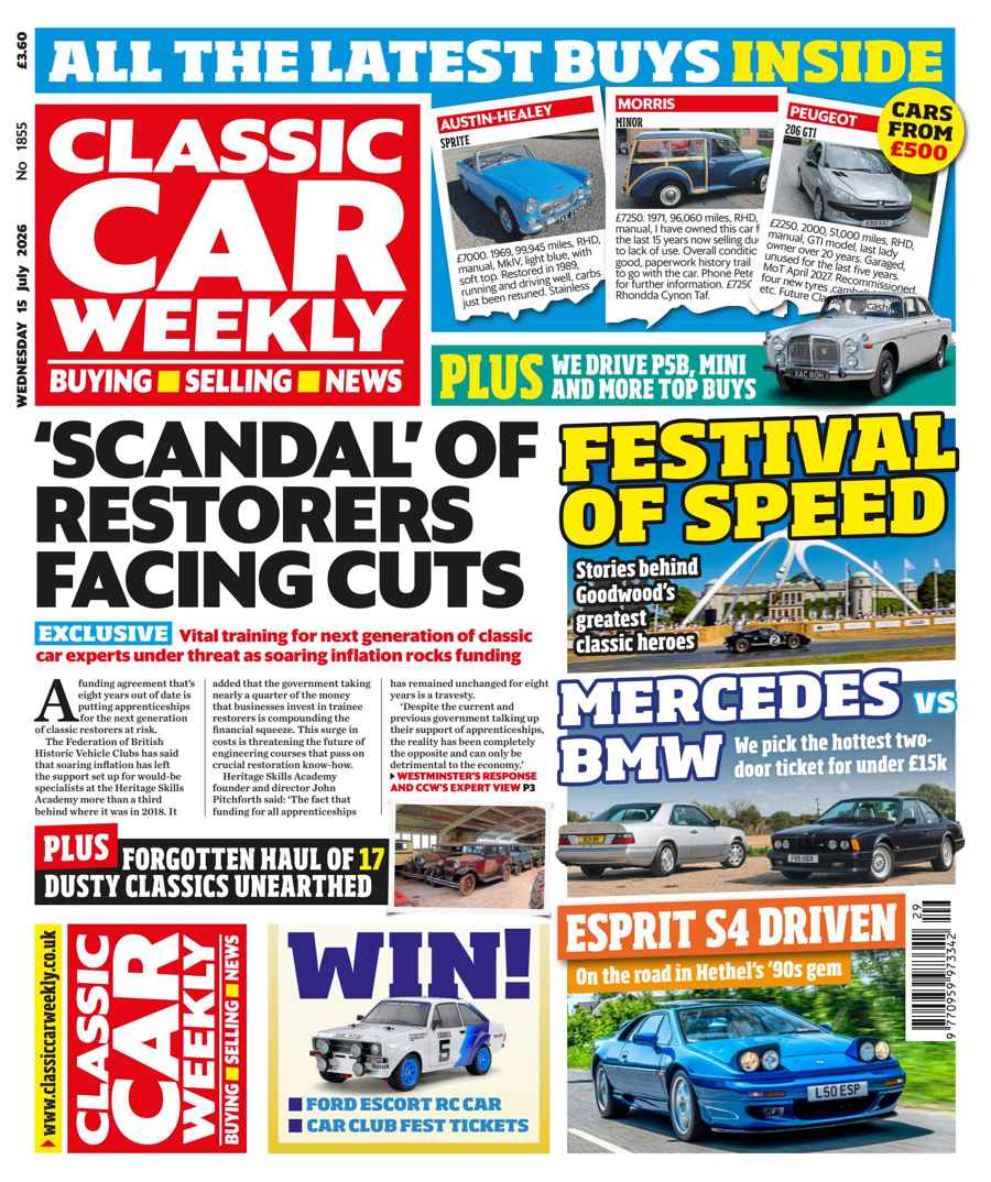 Classic Car Weekly issue 15 July 2026