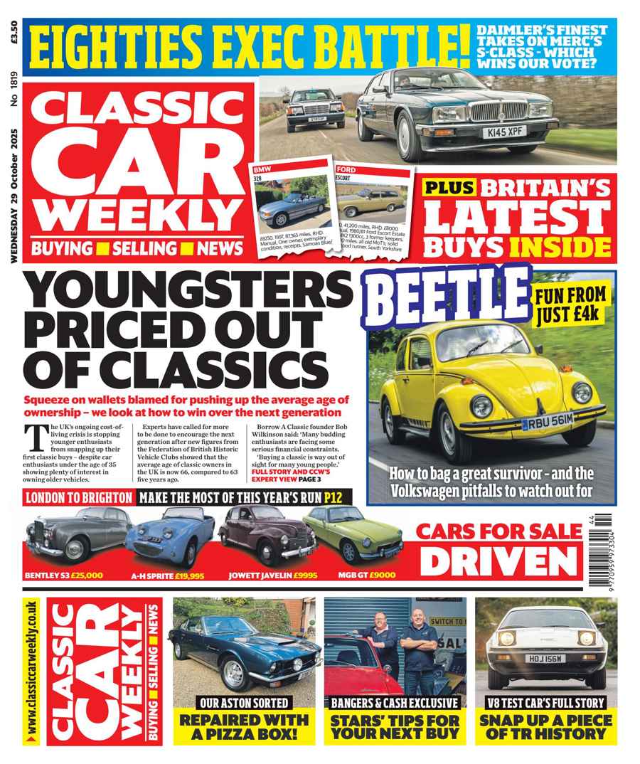 Classic Car Weekly issue 29-Oct-2025