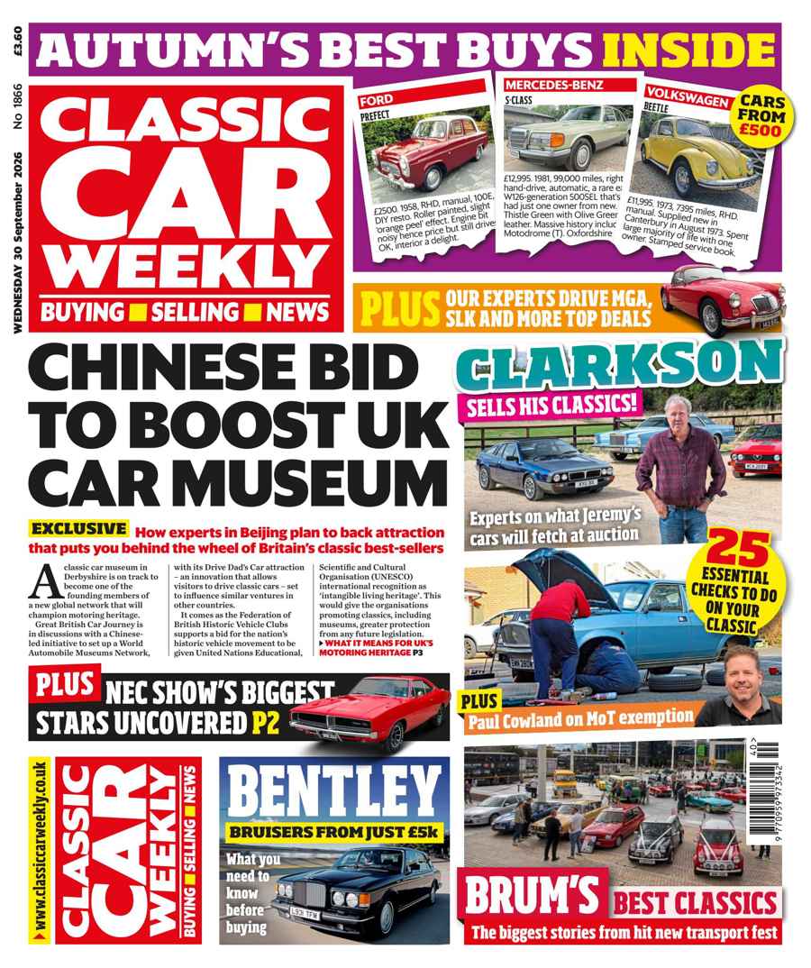Classic Car Weekly issue 30 September 2026