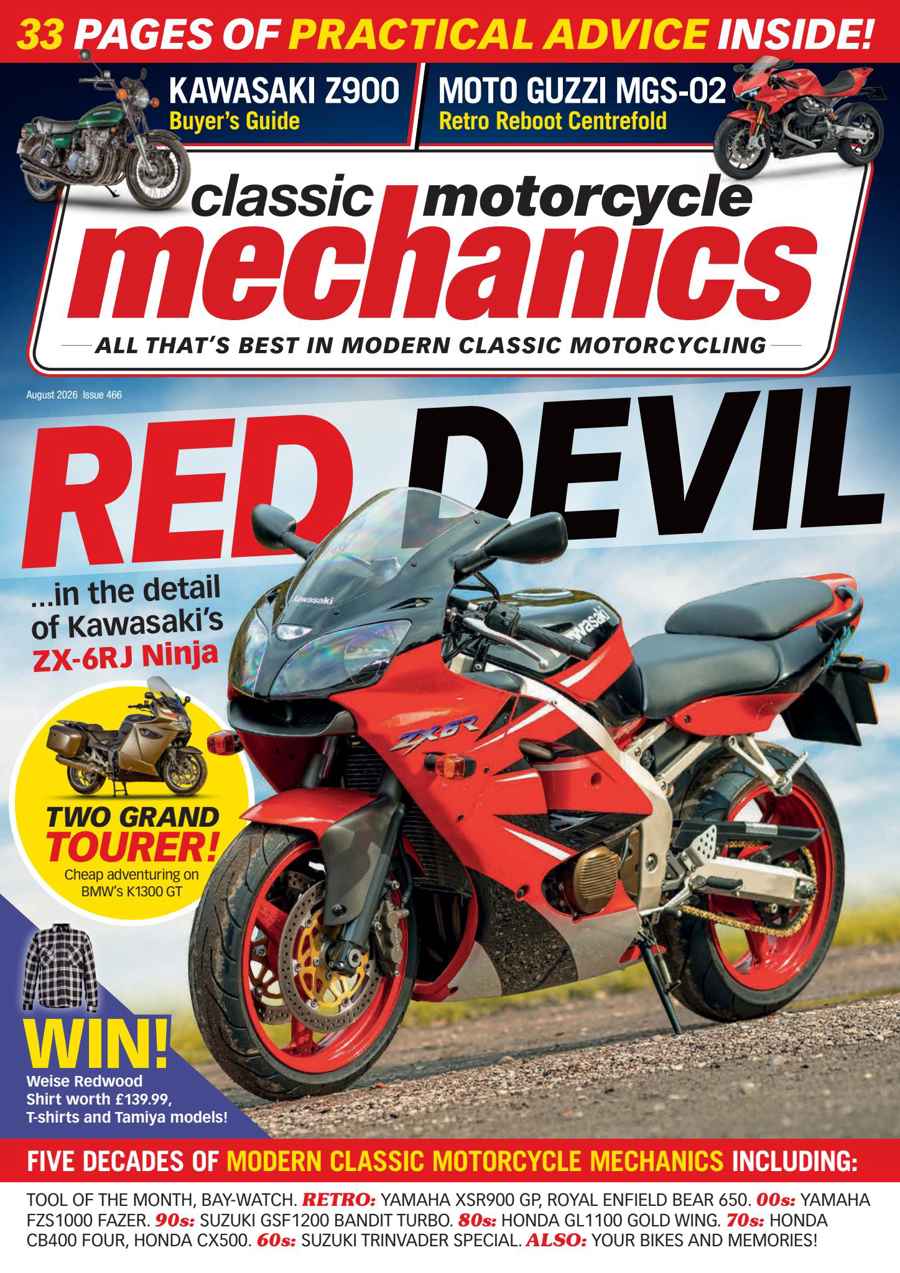 Classic Motorcycle Mechanics issue Aug-26