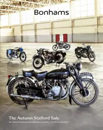 Classic Motorcycle Mechanics Bonhams Autumn 2019 Stafford Sale catalogue