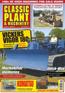 Plant & Machinery June 2013 
                issue Plant & Machinery June 2013