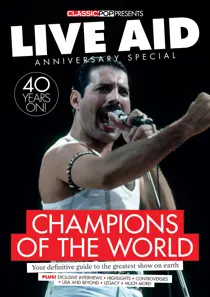 Live Aid 40th Anniversary Edition 
                issue Live Aid 40th Anniversary Edition