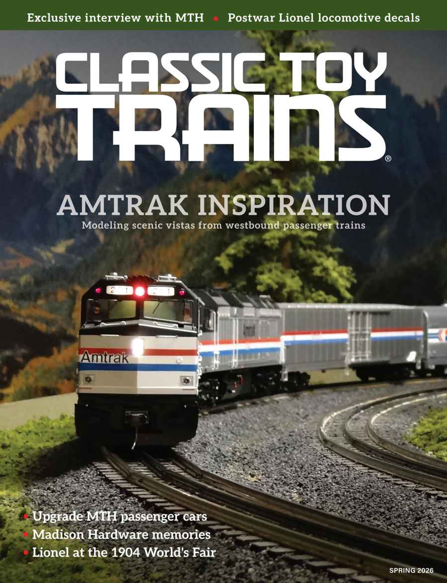 Classic Toy Trains issue Spring 2026