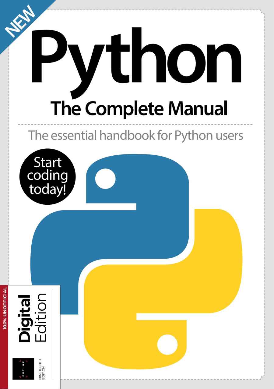 Complete Manual Bookazine issue Python The Complete Manual Nineteenth Edition