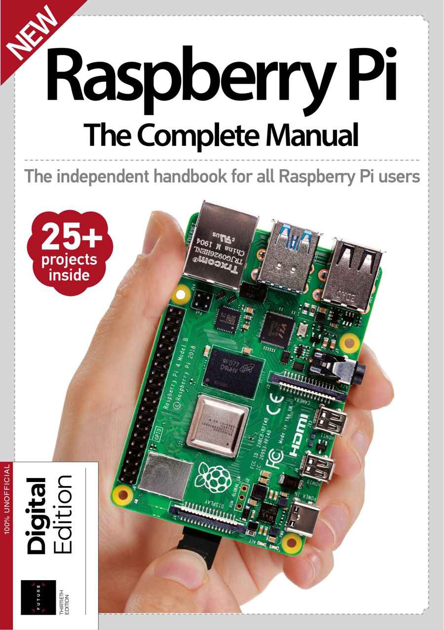 Complete Manual Bookazine issue Raspberry Pi The Complete Manual Thirtieth Edition