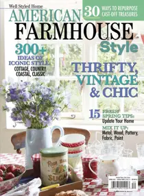 American Farmhouse Style Spring 2015 
                issue American Farmhouse Style Spring 2015