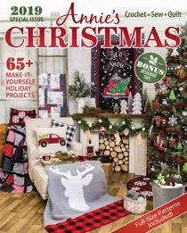 Country Sampler Annie's Christmas Winter 2019