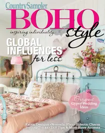 COUNTRY SAMPLER Boho Style 2017 
                issue COUNTRY SAMPLER Boho Style 2017