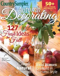 COUNTRY SAMPLER'S Autumn Decorating 
                issue COUNTRY SAMPLER'S Autumn Decorating