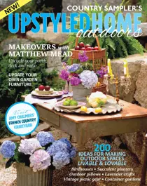 COUNTRY SAMPLER'S Upstyled Home Outdoors 
                issue COUNTRY SAMPLER'S Upstyled Home Outdoors