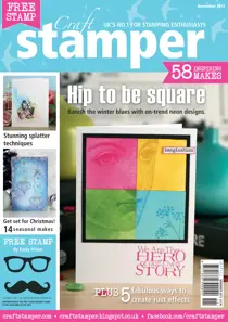 Craft Stamper - November 2013 
                issue Craft Stamper - November 2013