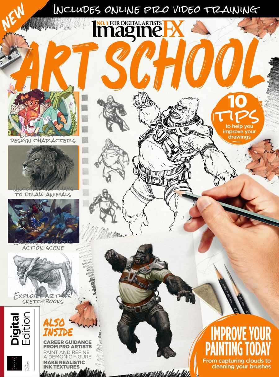 Creative Bookazine issue ImagineFX Art School Sixth Edition