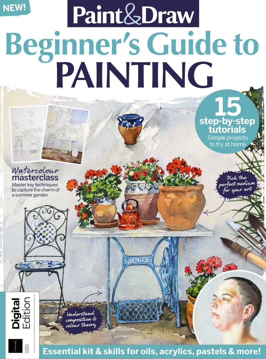 Creative Bookazine issue Paint & Draw Beginner's Guide to Painting Fourth Edition