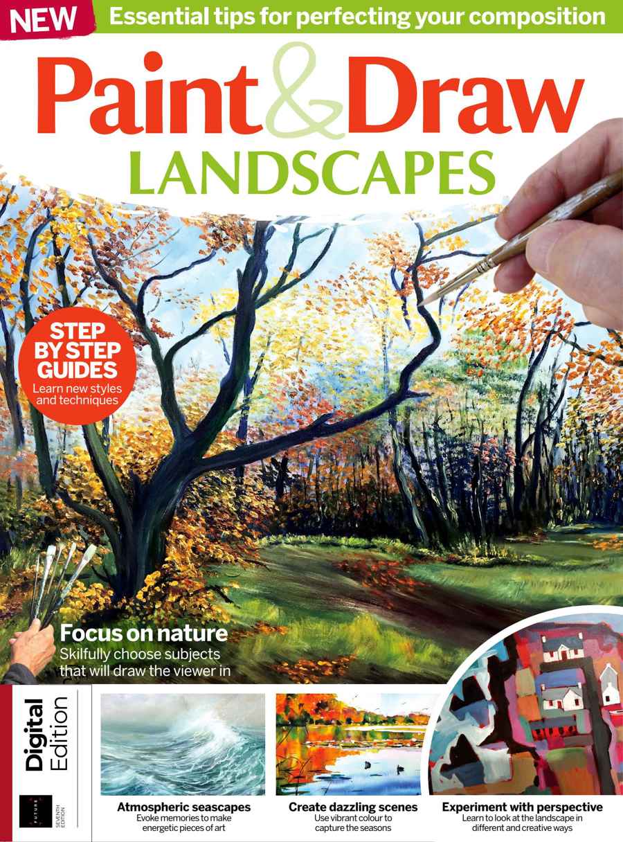 Creative Bookazine issue Paint & Draw: Landscapes Seventh Edition