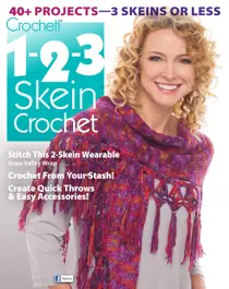 SIP 1-2-3 Skein Crochet October 2018 
                issue SIP 1-2-3 Skein Crochet October 2018