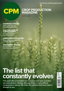 Crop Production Magazine 
                issue December 2025