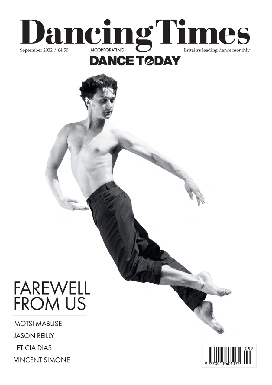 Dancing Times issue September 2022