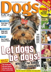 Dogs Monthly January 2014 
                issue Dogs Monthly January 2014