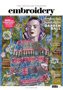 Embroidery Magazine issue July/August 2026