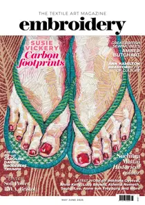 Embroidery Magazine 
                issue May/June 2025