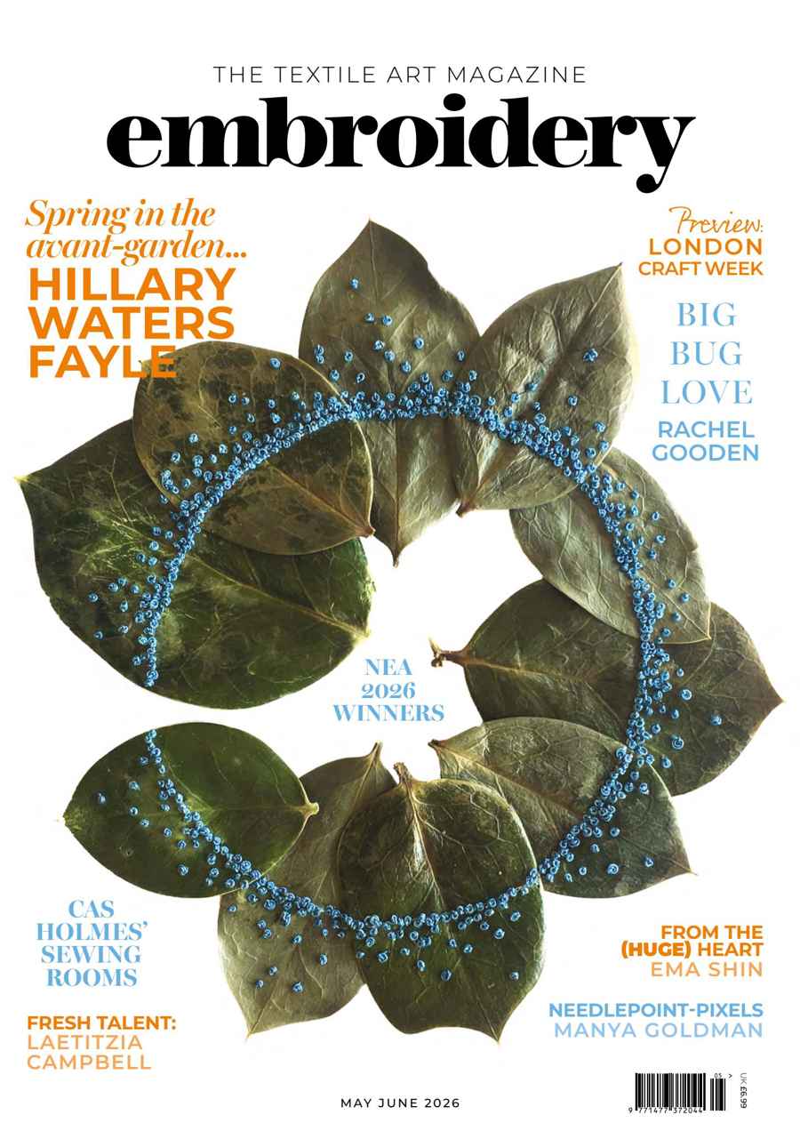 Embroidery Magazine issue May/June 2026