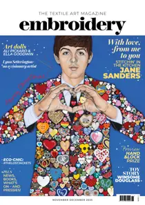 Embroidery Magazine 
                issue Nov/Dec 2025
