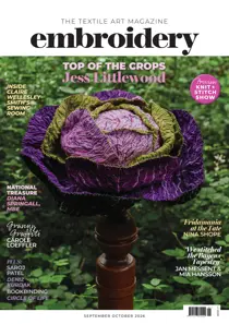 Embroidery Magazine 
                issue September/October 2026