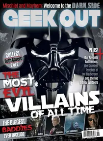 Geek Out-Greatest Villains of All Time Fall/Winter 2015 
                issue Geek Out-Greatest Villains of All Time Fall/Winter 2015