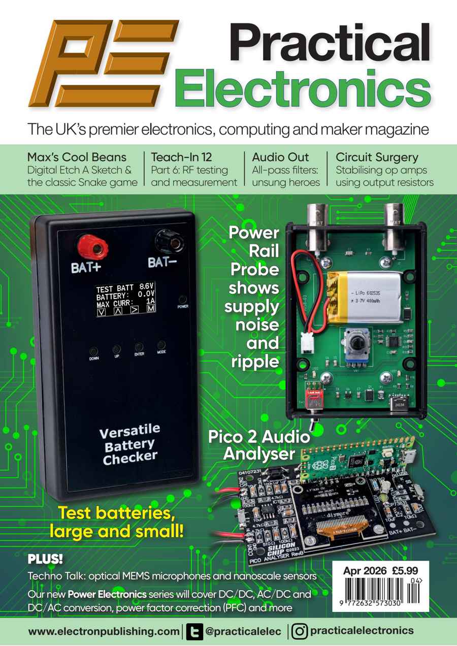 Practical Electronics issue April 2026