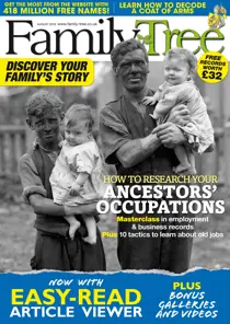 Family Tree August 2018 
                issue Family Tree August 2018