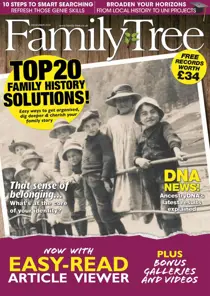 Family Tree December 2018 
                issue Family Tree December 2018