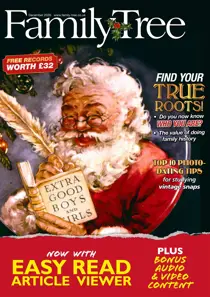Family Tree December 2020 
                issue Family Tree December 2020