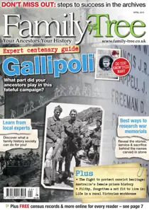 Family Tree April 2015 
                issue Family Tree April 2015