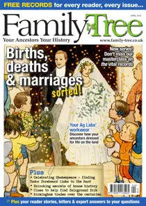 Family Tree April 2016 
                issue Family Tree April 2016