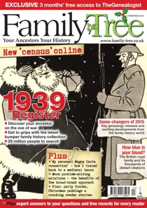 Family Tree Christmas 2015 
                issue Family Tree Christmas 2015