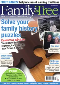 Family Tree December 2013 
                issue Family Tree December 2013