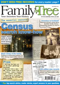 Family Tree December 2015 
                issue Family Tree December 2015