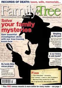 Family Tree February 2015 
                issue Family Tree February 2015