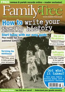 Family Tree June 2013 
                issue Family Tree June 2013