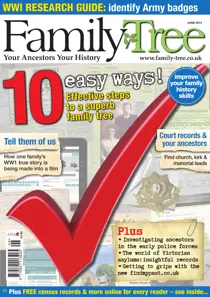 Family Tree June 2014 
                issue Family Tree June 2014