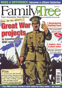 Family Tree March 2014 
                issue Family Tree March 2014