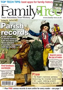 Family Tree March 2015 
                issue Family Tree March 2015
