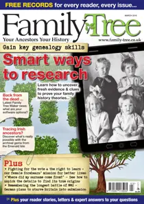 Family Tree March 2016 
                issue Family Tree March 2016