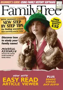 Family Tree March 2020 
                issue Family Tree March 2020