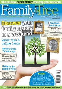 Family Tree September 2013 
                issue Family Tree September 2013