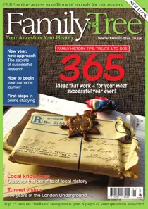 FamilyTree January 2013 
                issue FamilyTree January 2013