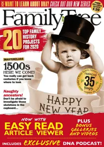 Family Tree January 2020 
                issue Family Tree January 2020