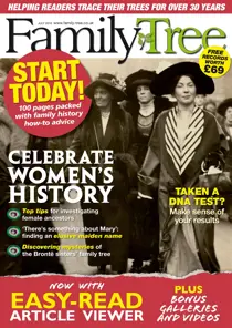 Family Tree July 2018 
                issue Family Tree July 2018